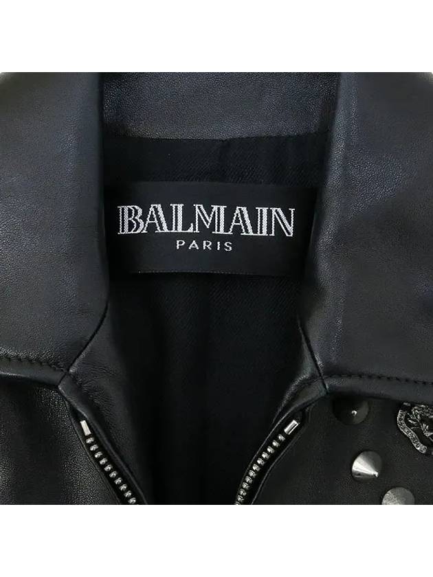 Smith Market Used Luxury Lambskin Jacket Women s Clothing - BALMAIN - BALAAN 5