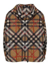 Layered Check Nylon Hooded Jacket Archive Beige - BURBERRY - BALAAN 3