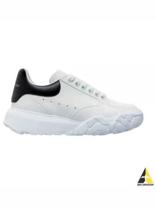 Court Trainer Low Sneakers White Black - ALEXANDER MCQUEEN - BALAAN 2