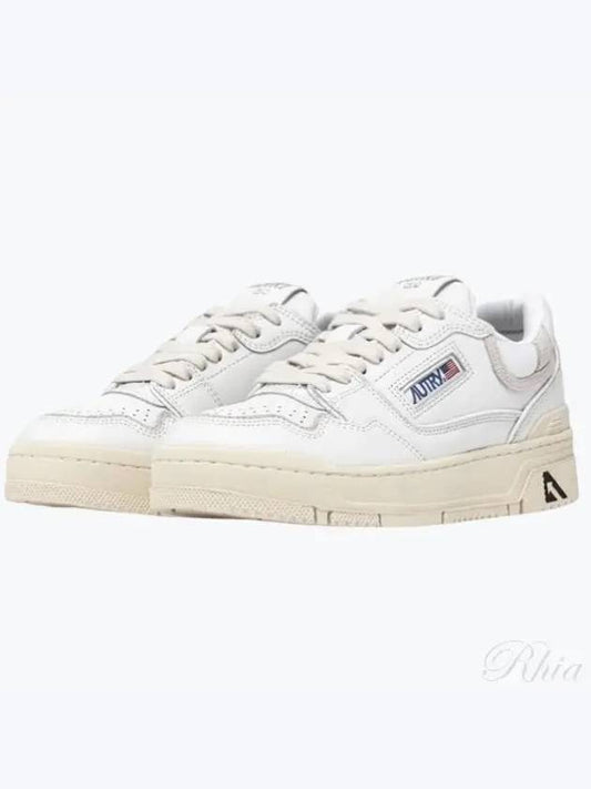 Men's CLC Leather Low Top Sneakers White - AUTRY - BALAAN 2