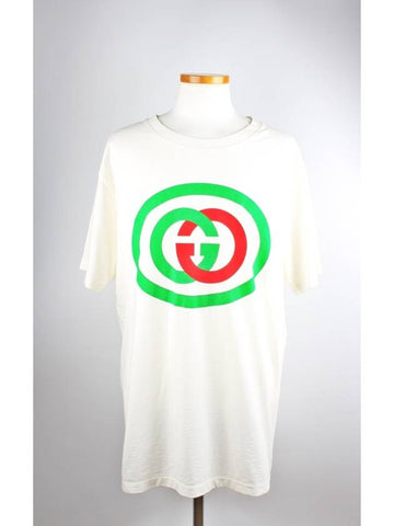 Interlocking G oversized short sleeve t shirt 565806 - GUCCI - BALAAN 1