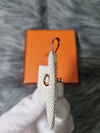 Mini Pop H Pendant Rose Gold & Blanc - HERMES - BALAAN 6