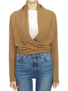 Pirate Women's Cardigan WK030Z CAMEL BROWN - ALLSAINTS - BALAAN 2