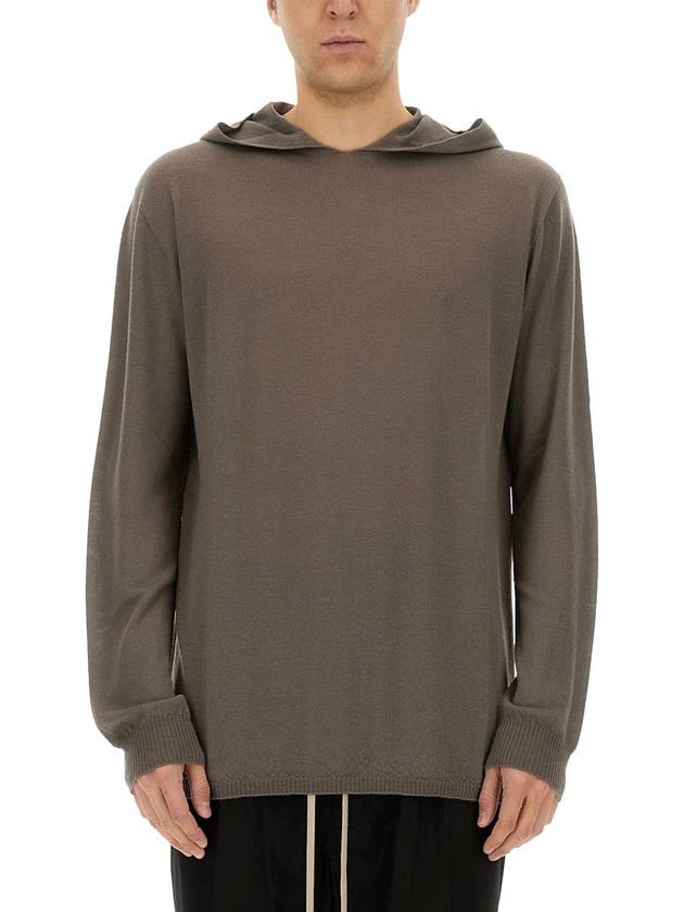 Rick Owens Wool Sweatshirt - RICK OWENS - BALAAN 1