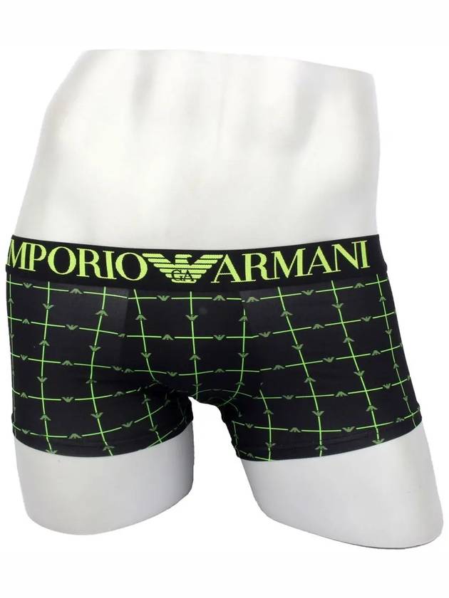 Check Briefs Black Green - EMPORIO ARMANI - BALAAN 2