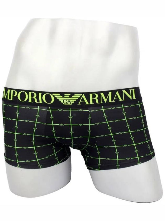 Armani Panties Underwear Men's Underwear Draws 2F535 Logo Check - EMPORIO ARMANI - BALAAN 1