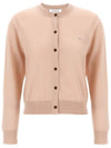 Baby Fox Patch Regular Cardigan Pink - MAISON KITSUNE - BALAAN 2