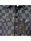 Distorted Damier Denim Jacket Blue - LOUIS VUITTON - BALAAN 3