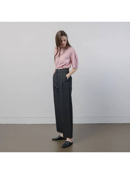 Cotton banding wide pants - KELLY DONAHUE - BALAAN 2