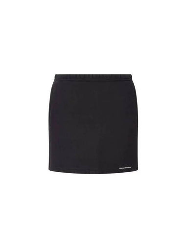 Cotton banding mini skirt black - ALEXANDER WANG - BALAAN 1