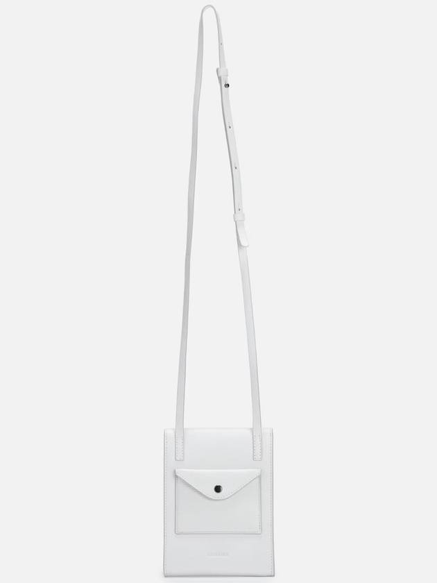 Envelope Strap Leather Cross Bag White - LEMAIRE - BALAAN 7