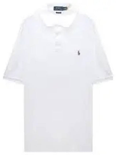 Embroidery Pony Logo Cotton Short Sleeve Polo Shirt White - POLO RALPH LAUREN - BALAAN 2