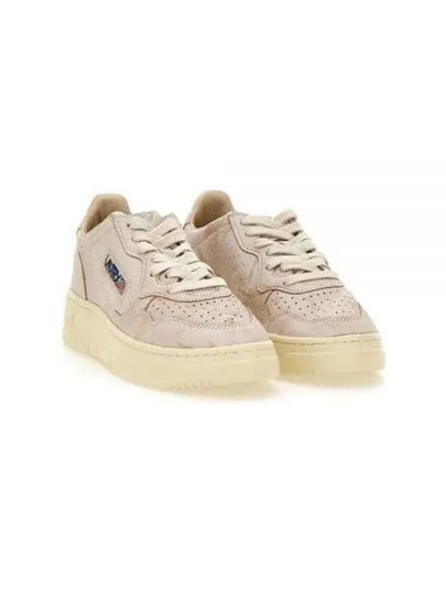 Medalist Leather Low-Top Sneakers Beige - AUTRY - BALAAN 2