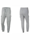 NSW Club Fleece Cargo Track Pants Grey - NIKE - BALAAN 8