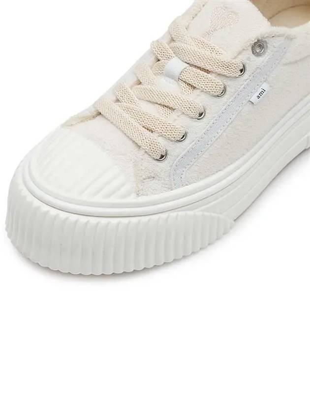 Men's Sole Low Top Sneakers White - AMI - BALAAN 5