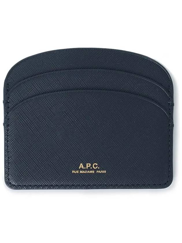 Demi Lune Card Wallet Navy - A.P.C. - BALAAN 2