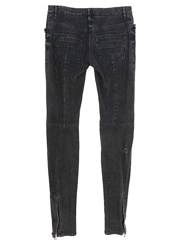 Women s Black Biker Jeans 5401892B - BALMAIN - BALAAN 3