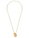 Women Medusa Rolo Chain Polished Necklace Gold - VERSACE - BALAAN 2