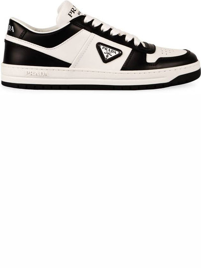 Prada Downtown Leather Low-Top Sneakers - PRADA - BALAAN 2