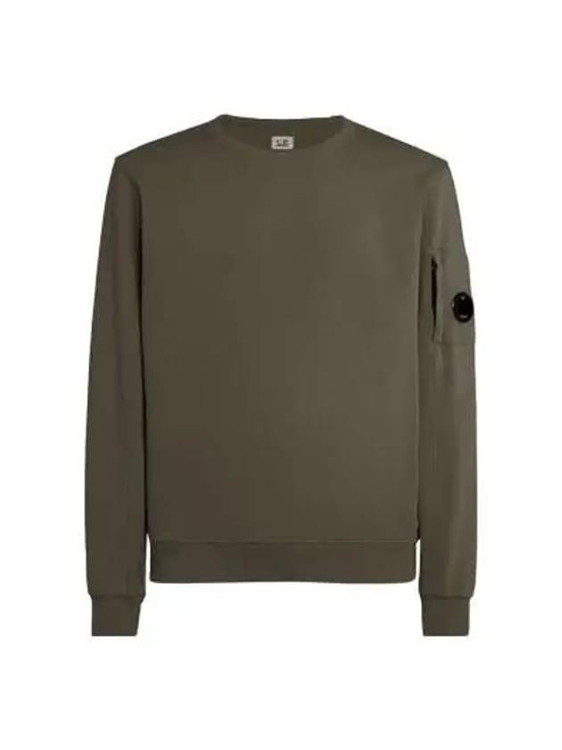 Light Fleece Sweatshirt Green - CP COMPANY - BALAAN 3