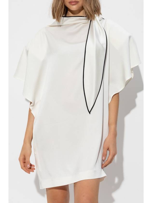 Stella McCartney Dress With Pockets, Women's, White - STELLA MCCARTNEY - BALAAN 5