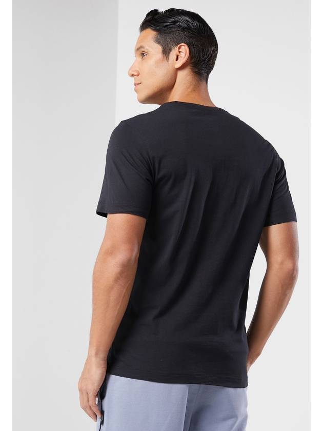 Swoosh Block Short Sleeve T-Shirt Black - NIKE - BALAAN 3