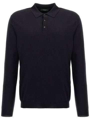 Zanone Wool Polo Shirt - ZANONE - BALAAN 1