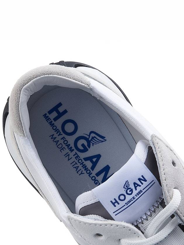 H601 Logo Low Top Sneakers White Gray - HOGAN - BALAAN 8