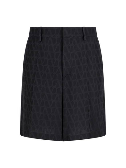 silk shorts black - VALENTINO - BALAAN 2