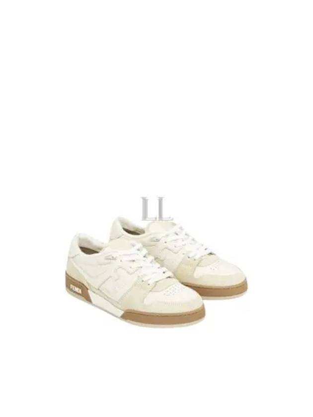 Match FF Logo Low Top Sneakers White - FENDI - BALAAN 2