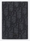 Bi-Fold Card Holder Black  Oblique Jacquard - DIOR - BALAAN 3