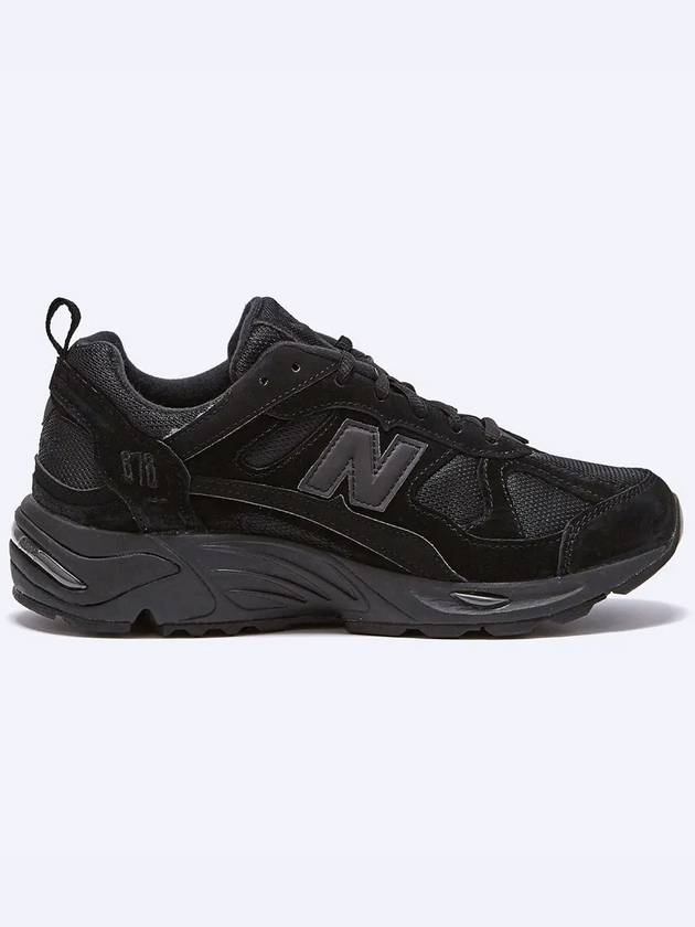 878 Low Top Sneakers Triple Black - NEW BALANCE - BALAAN 3