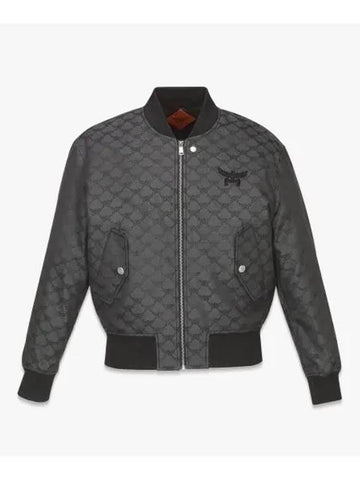 Loretos denim jacquard bomber jacket MHJESMM01ED - MCM - BALAAN 1