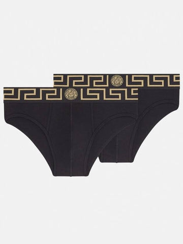 21 SS 2 piece 1 set cotton briefs men's triangle briefs AU10181 A232741 A80G SLIP - VERSACE - BALAAN 1