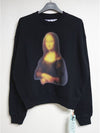 Blood Mona Lisa Over Sweatshirt OMBA035F20FLE004 - OFF WHITE - BALAAN 4