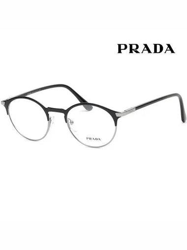 Glasses frame VPR58Y YDC1O1 retro round metal frame - PRADA - BALAAN 1