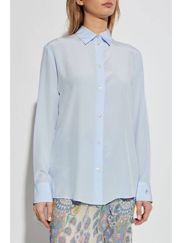 Etro Silk Shirt, Women's, Light Blue - ETRO - BALAAN 3