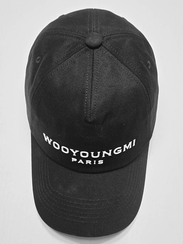 Silicone Logo Ball Cap Black - WOOYOUNGMI - BALAAN 4