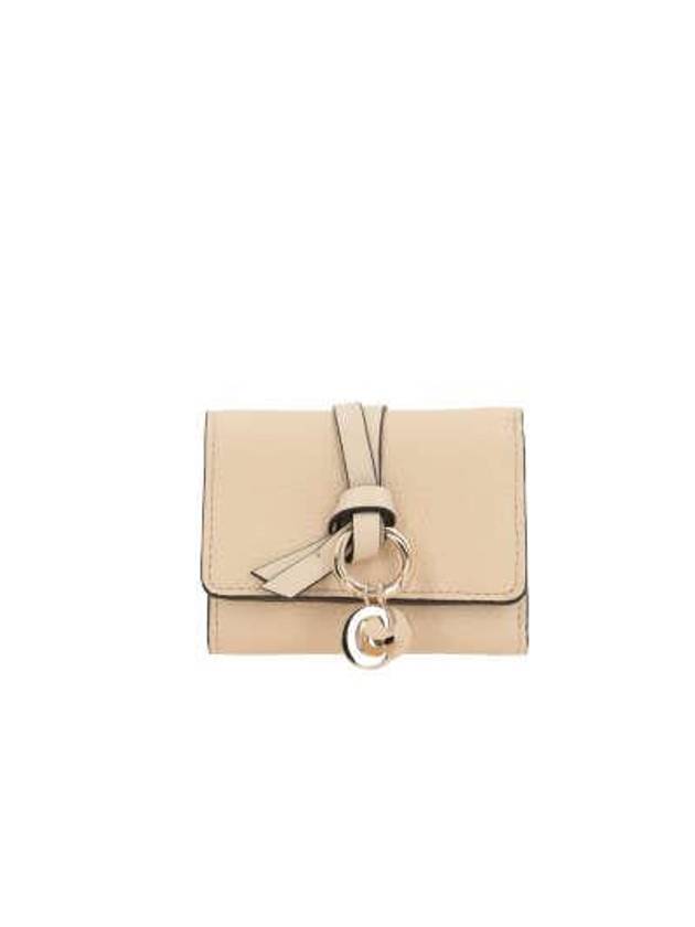 Alphabet Small Half Wallet Beige - CHLOE - BALAAN 1