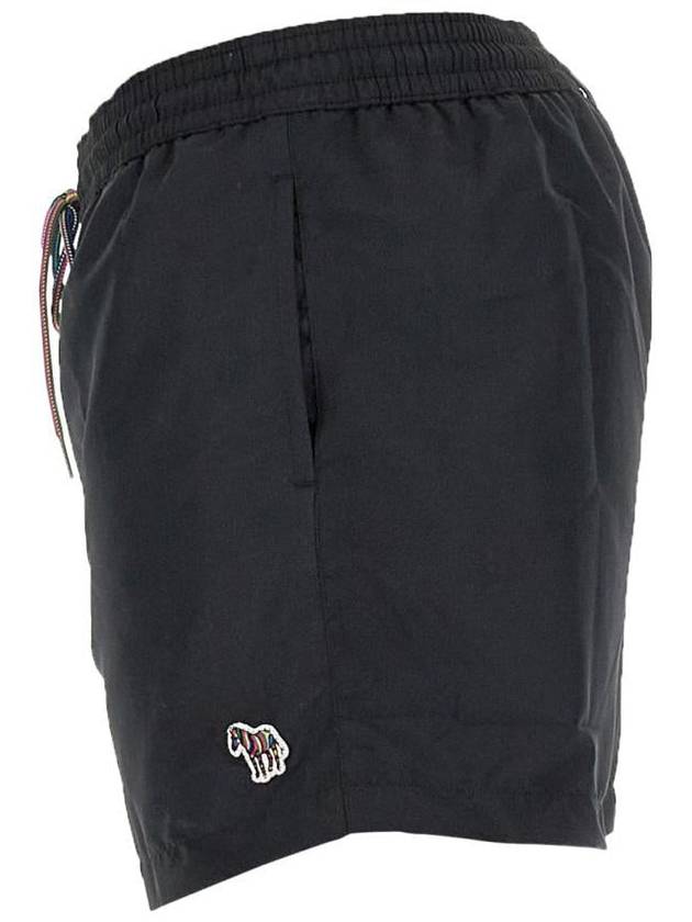 Men's Zebra Logo Swim Shorts Black - PAUL SMITH - BALAAN 5