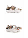 Vintage Check Suede Leather Sneakers Archive Beige - BURBERRY - BALAAN 5