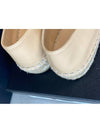 Lambskin Espadrilles Beige Black - CHANEL - BALAAN 5