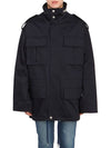 Pocket Patch Jacket Nautic Blue - AMI - BALAAN 2