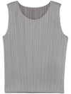 WOMEN S PLEATED TANK TOP PP48JK10112 - ISSEY MIYAKE - BALAAN 1