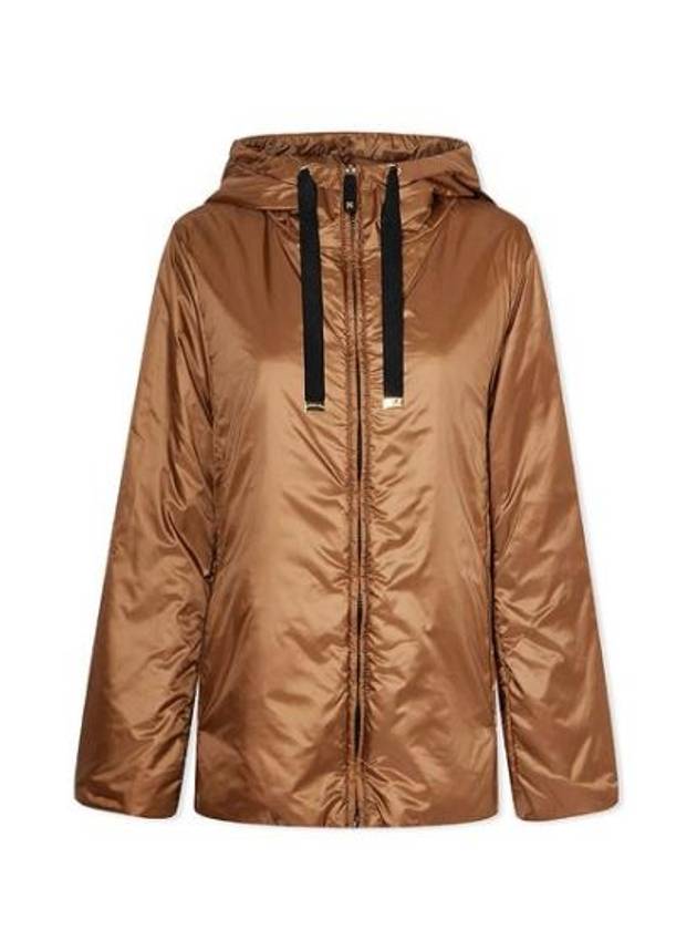 Greenh Water Repellent Hooded Padding Brown - MAX MARA - BALAAN 2