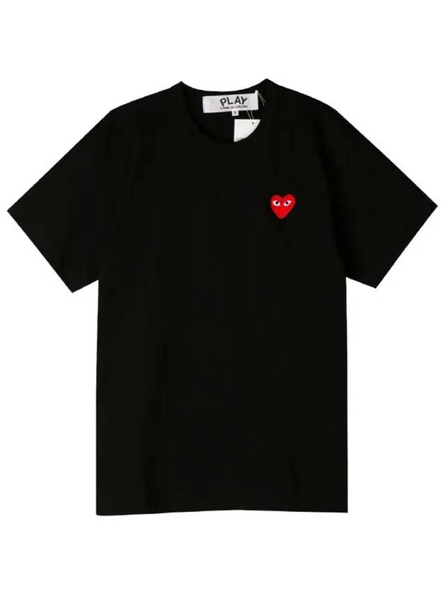 M Red Wappen T Shirt Black AZ T108 051 1 - COMME DES GARCONS - BALAAN 2