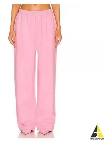 Women s Cotton Sweatpants Pink 674594 TKVB5 - BALENCIAGA - BALAAN 1