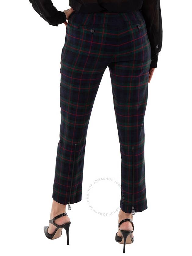 Burberry Leamington Plaid Print Pants, Brand Size 4 (US Size 2) - BURBERRY - BALAAN 3