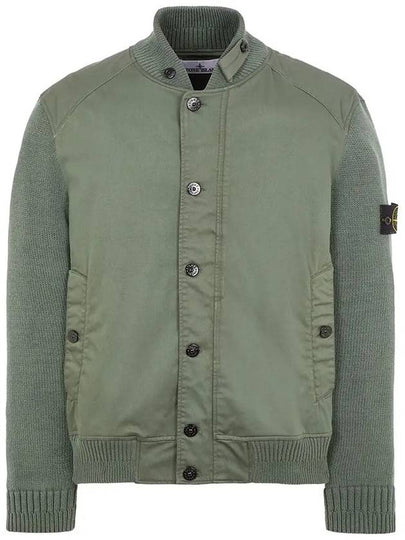 Bio Raso Light Cover Bomber Jacket Green - STONE ISLAND - BALAAN 2