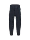 Stretch Cotton Cargo Straight Pants Navy - STONE ISLAND - BALAAN 3